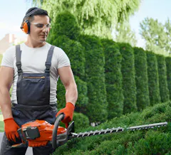 A Belong Pro doing Landscaping work