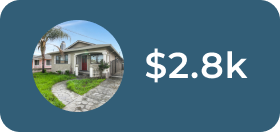 Home with a USD 2.8K rent